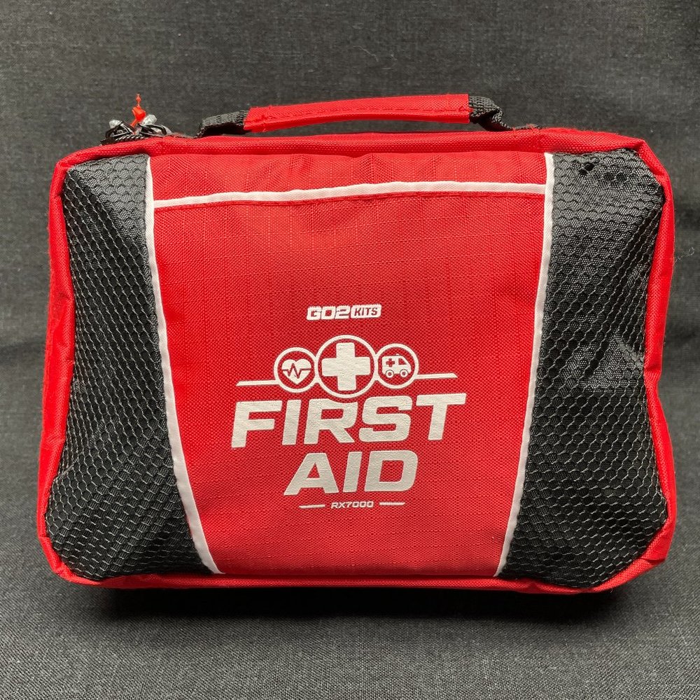 NWOT Go2Kits Ripstop Nylon First Aid Kit RX7000, Water-Resistent, Outdoor (1of4)